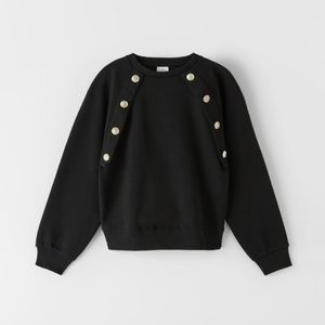 Sweater with Buttons Size 7 NWT